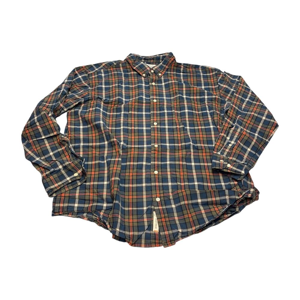 St John's Bay Shirt Men's 2XL Multicolor Plaid Long Sleeve Classic Button-Down - Picture 1 of 7
